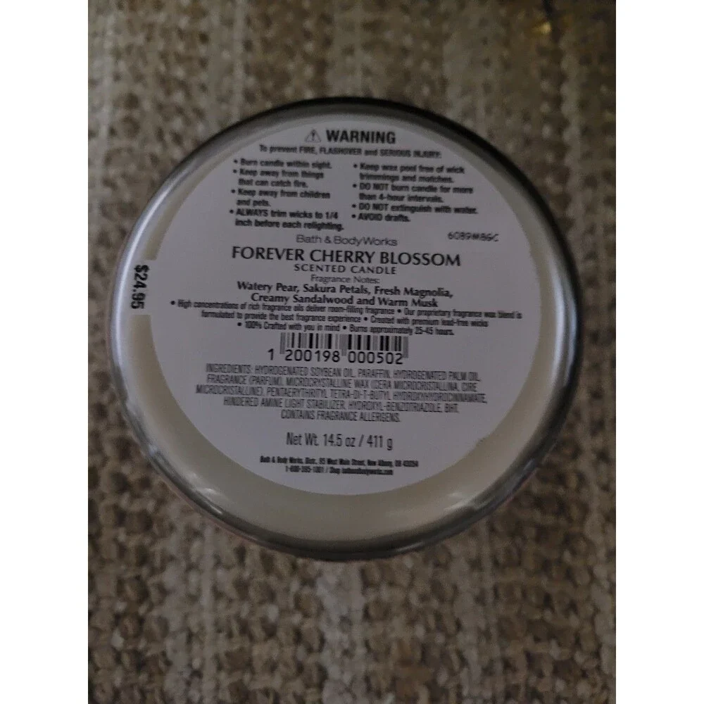 Forever Cherry Blossom - Bath and Body Works 3-wick Candle